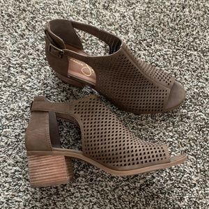 Jessica Simpson Peep Toe Ankle Boots